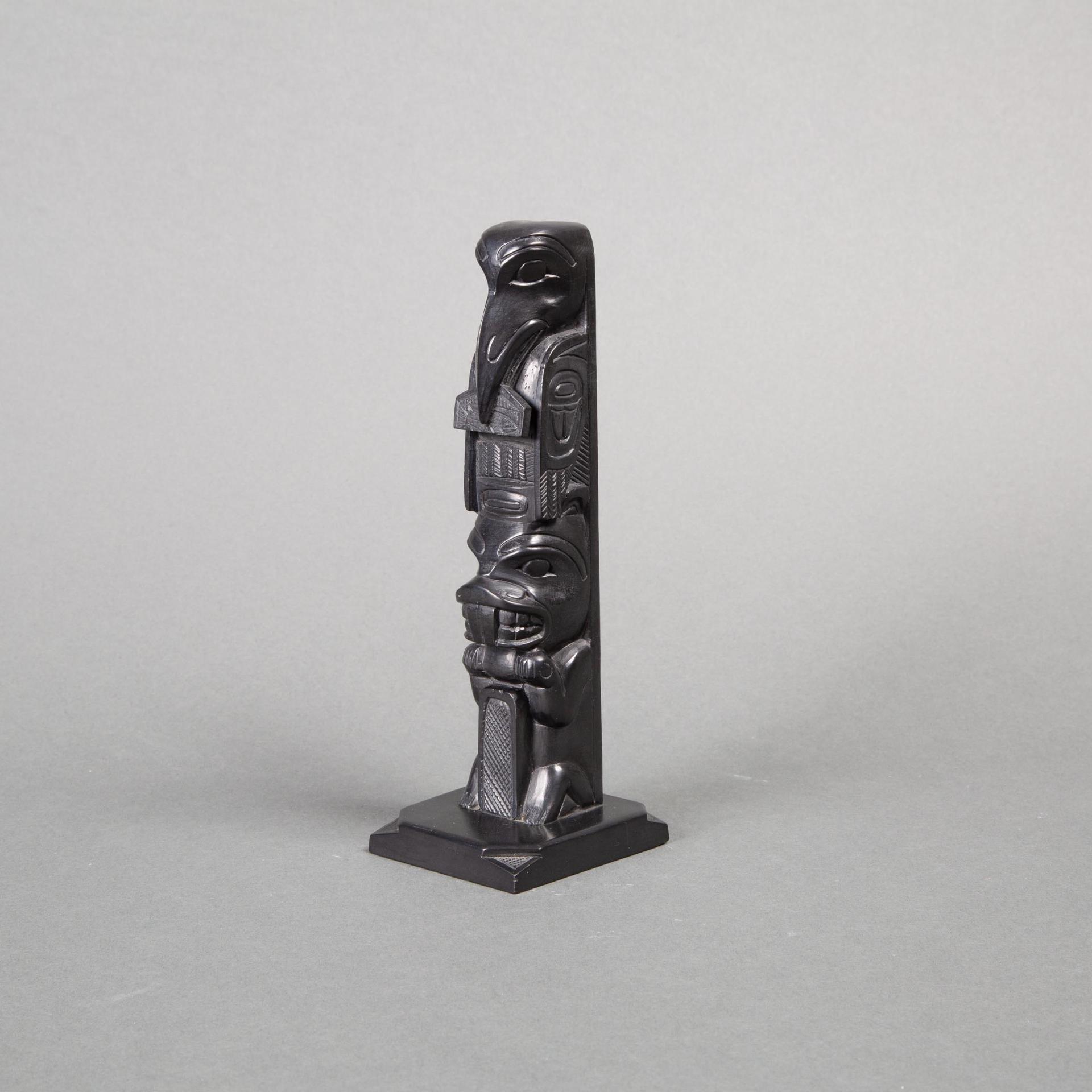 Rufus Moody (1923-1998) - Argillite Totem