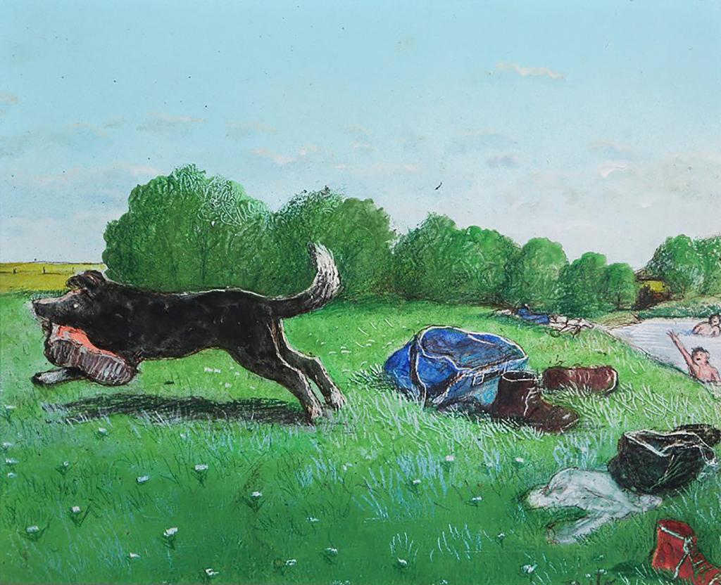 William Kurelek (1927-1977) - Stop Thief!