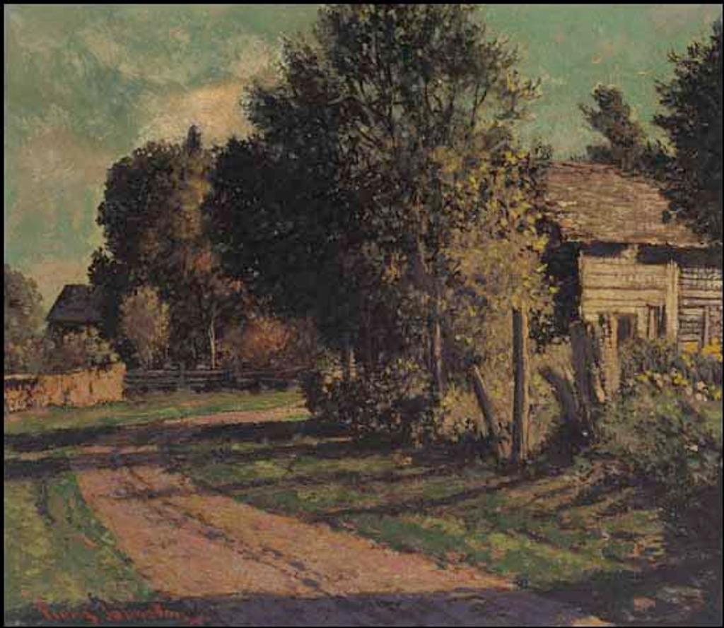 Frank (Franz) Hans Johnston (1888-1949) - A Sunny Corner