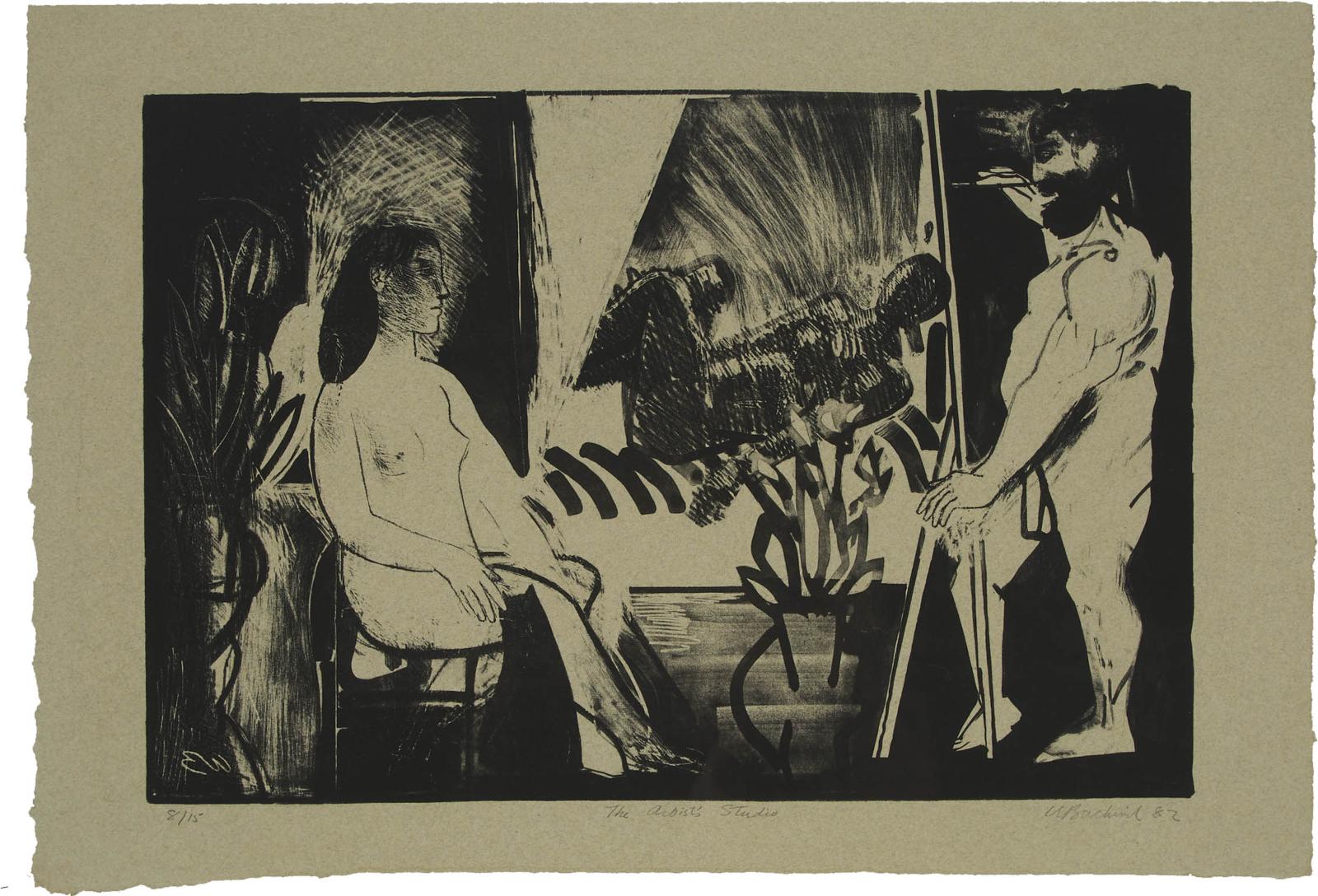 Walter Joseph Gerard Bachinski (1939) - The Artist's Studio, 1982