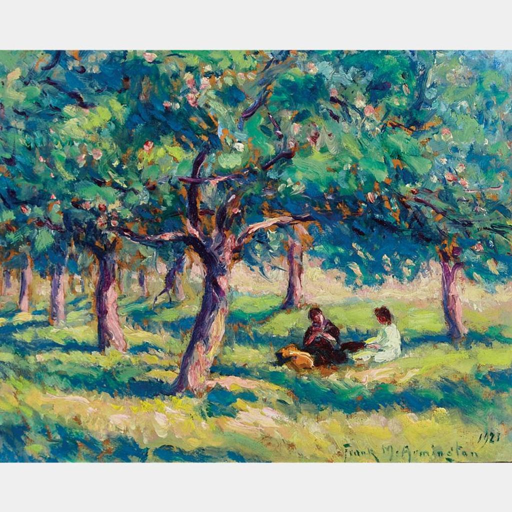 Franklin Milton Armington (1876-1941) - Dans Un Vergier À Caudebec-En-Caux