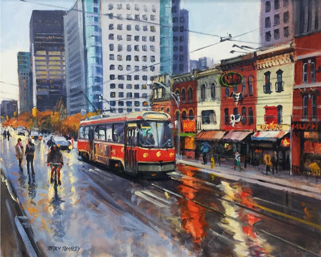 Terry Tomalty (1935) - King St. W.  Toronto  October