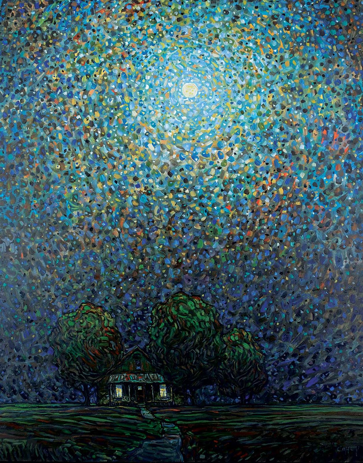 Steve Coffey (1963) - Moon Cabin and Trees
