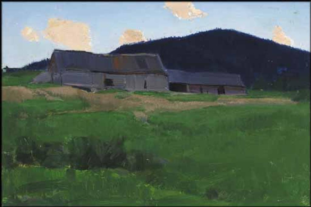 Clarence Alphonse Gagnon (1881-1942) - Granges de range, St. Antoine, Baie St. Paul