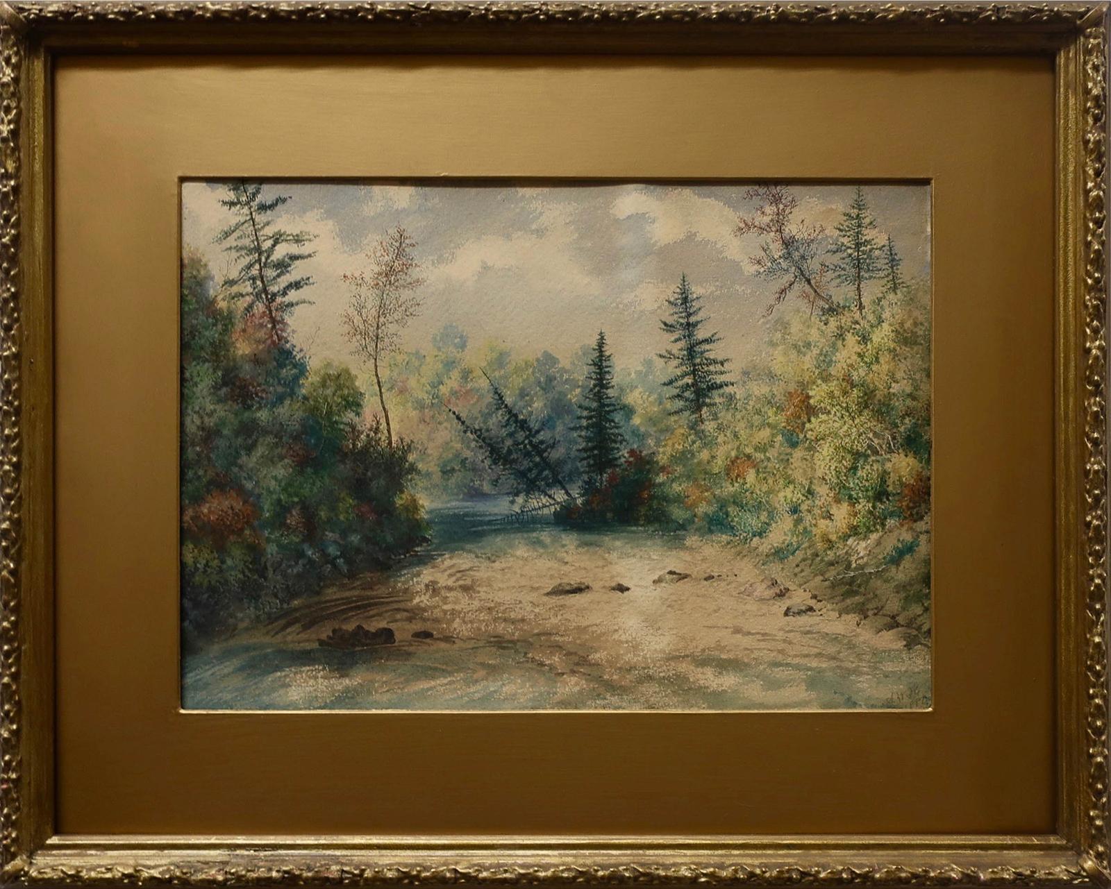 Alfred Worsley Holdstock (1820-1901) - R. Peche, Gatineau (Rapids)
