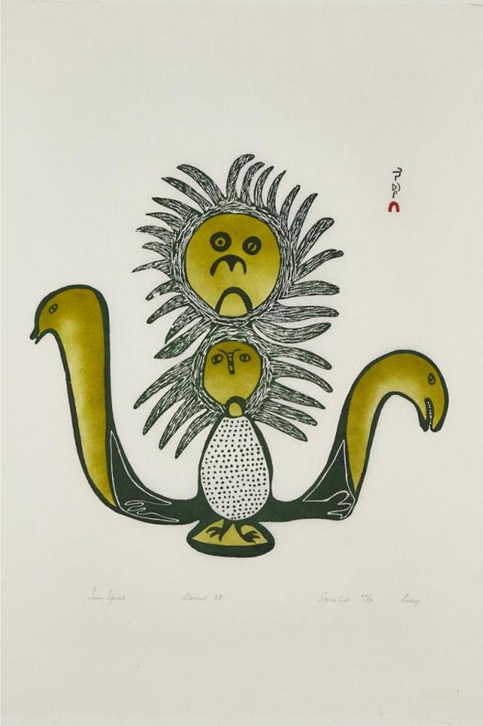 Lucy Qinnuayuak (1915-1982) - Sun Spirit