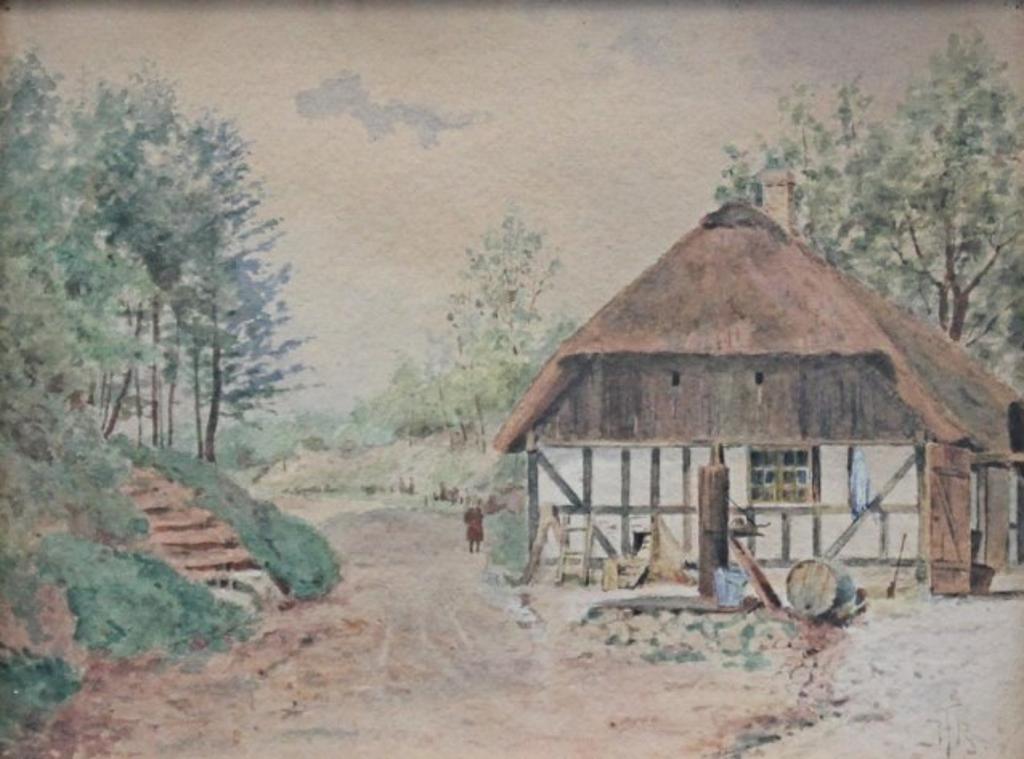 Malesen J. Bergsoe - Cottage on a Lake