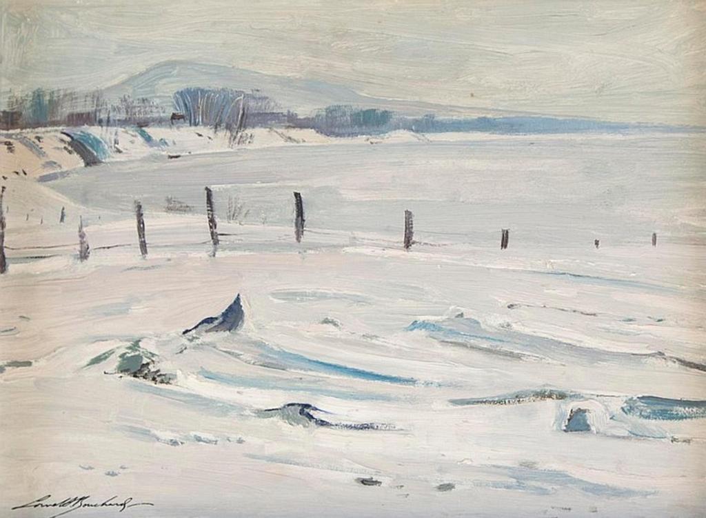 Lorne Holland George Bouchard (1913-1978) - March Sun - Lake of Two Mountains