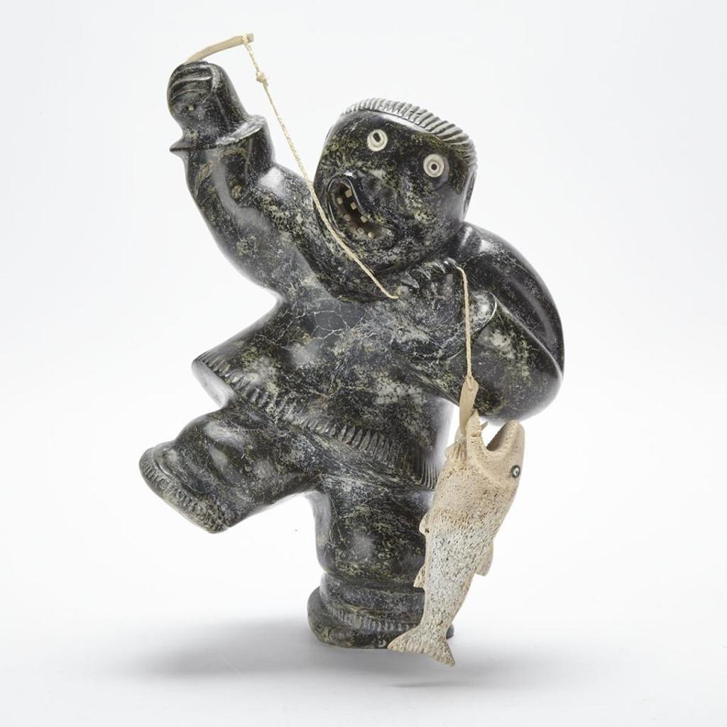 Judas Ullulaq (1937-1998) - Happy Fisherman