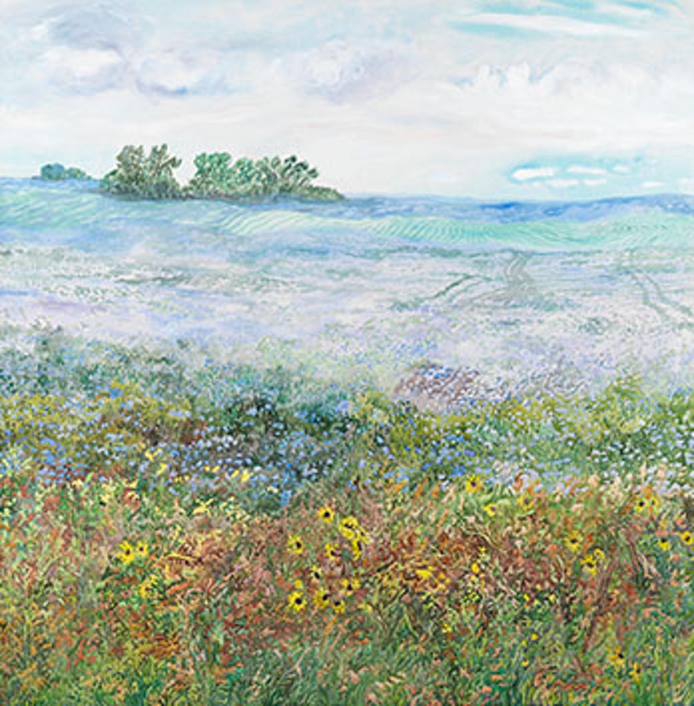 Catherine Perehudoff (1958) - July Flax Fields (03725/2426)