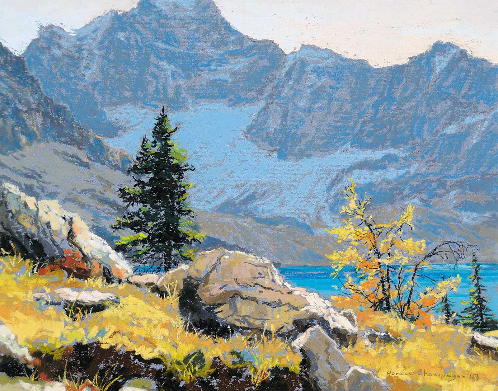 Horace Champagne (1937) - Lake McArthur's Magic Blue