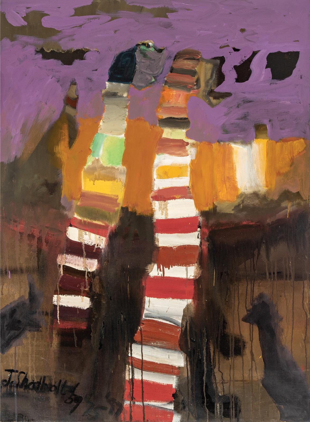 Jack Leaonard Shadbolt (1909-1998) - African Dream Series (Dark Land)