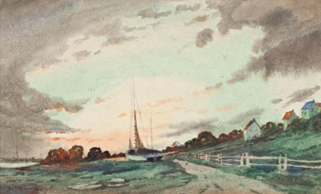 Marc-Aurèle de Foy Suzor-Coté (1869-1937) - Evening Mont. St. Pierre in the Gaspe