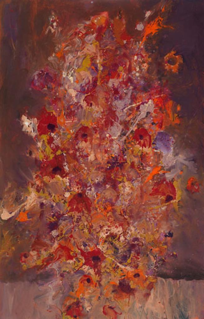 Jack Leaonard Shadbolt (1909-1998) - Flowering Bush #23