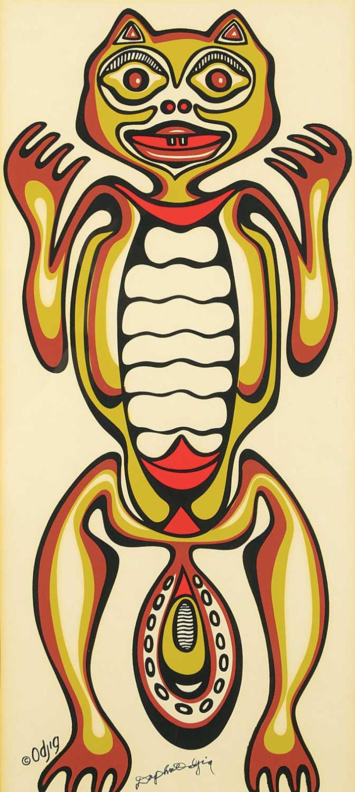 Daphne Odjig (1919-2016) - Untitled - Beaver Spirit