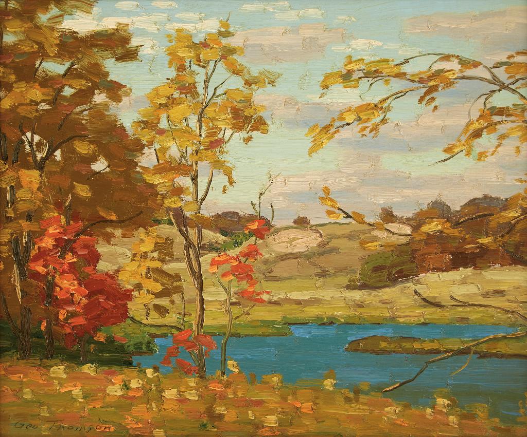 George Albert Thomson (1868-1965) - View of the Owen Sound Valley from the Park