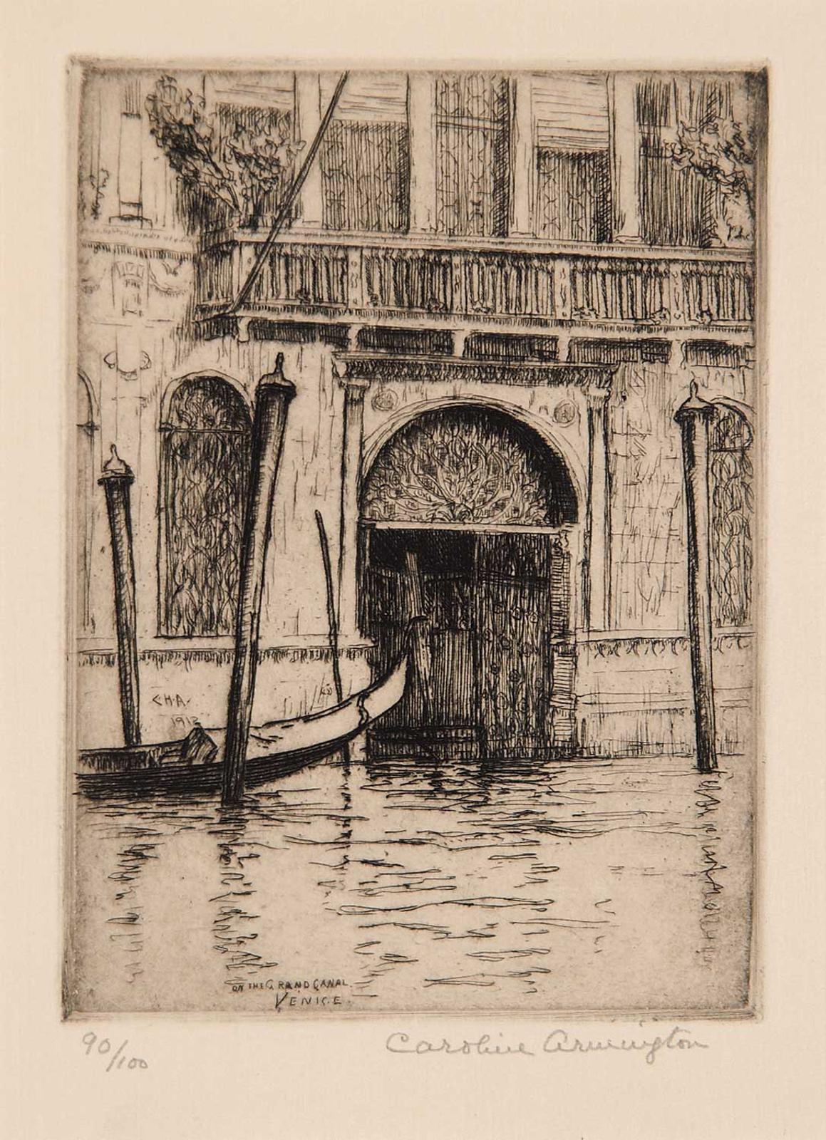 Caroline Helena Armington (1875-1939) - On The Grand Canal, Vence #90/100