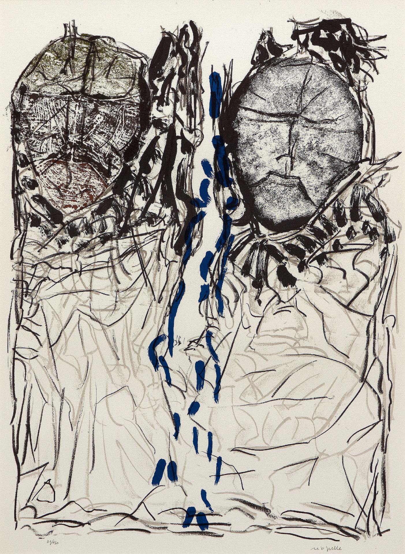 Jean-Paul Riopelle (1923-2002) - Affiche avant la lettre (nº 142), 1974