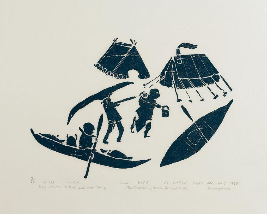 Joe Talirunili (1893-1976) - They Arrived At Their Summer Camp