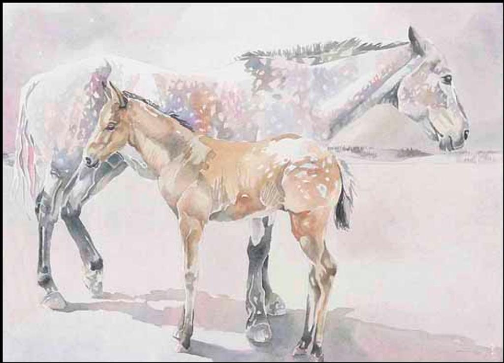 Cynthia Mackenzie (1952) - Two Appaloosas (01551/2013-2359)
