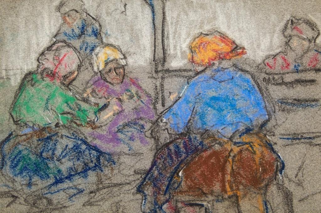Manly Edward MacDonald (1889-1971) - The Market Places, Chartres