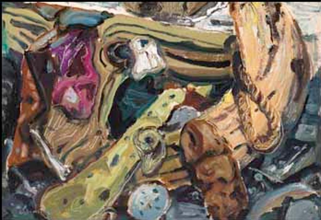 Arthur Lismer (1885-1969) - Logs and Sea Shells on the Beach