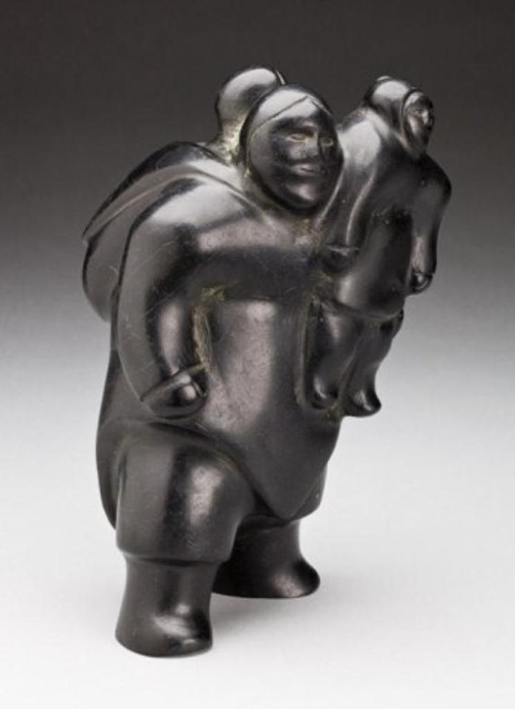 David Ekoota Ikutaaq (1929-1984) - Black stone