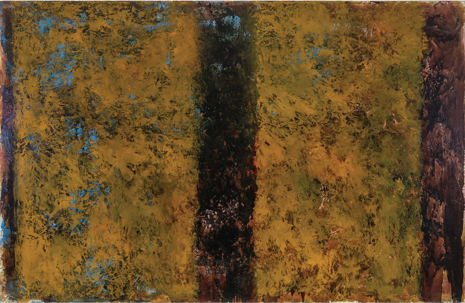 Jean Albert McEwen (1923-1999) - Ocre Rafraîchi Par Un Bleu