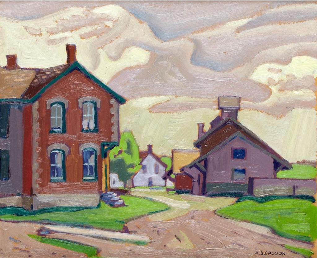 Alfred Joseph (A.J.) Casson (1898-1992) - The Railway Station In Uxbridge, 1926