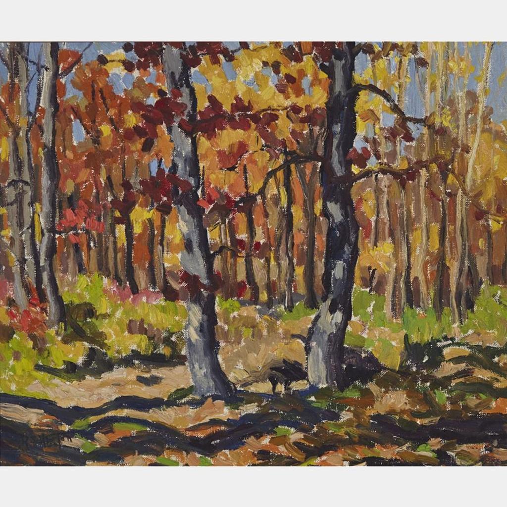 Randolph Stanley Hewton (1888-1960) - Autumn Woodland