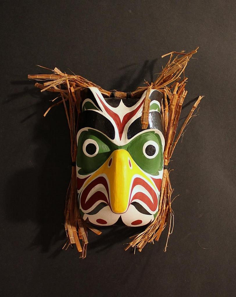 Rupert Scow Jr. (1957) - a small polychromed Thunderbird mask