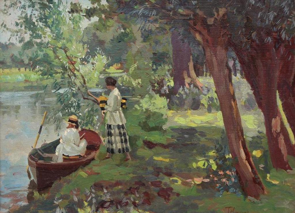 Algernon Talmage (1871-1939) - The River Bank