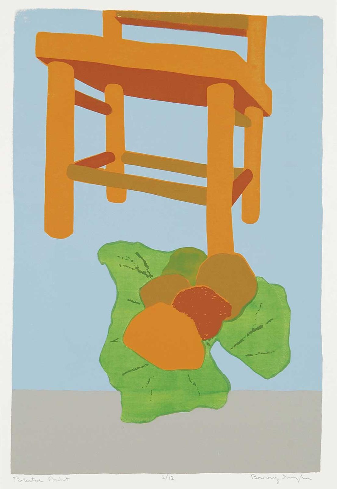 Barry Douglas Smylie (1948) - Potato Print  #2/12