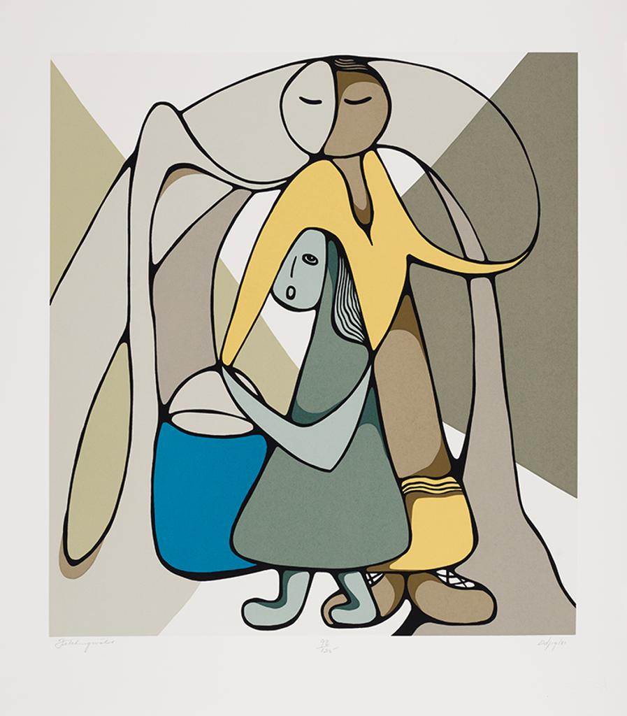 Daphne Odjig (1919-2016) - Fetching Water