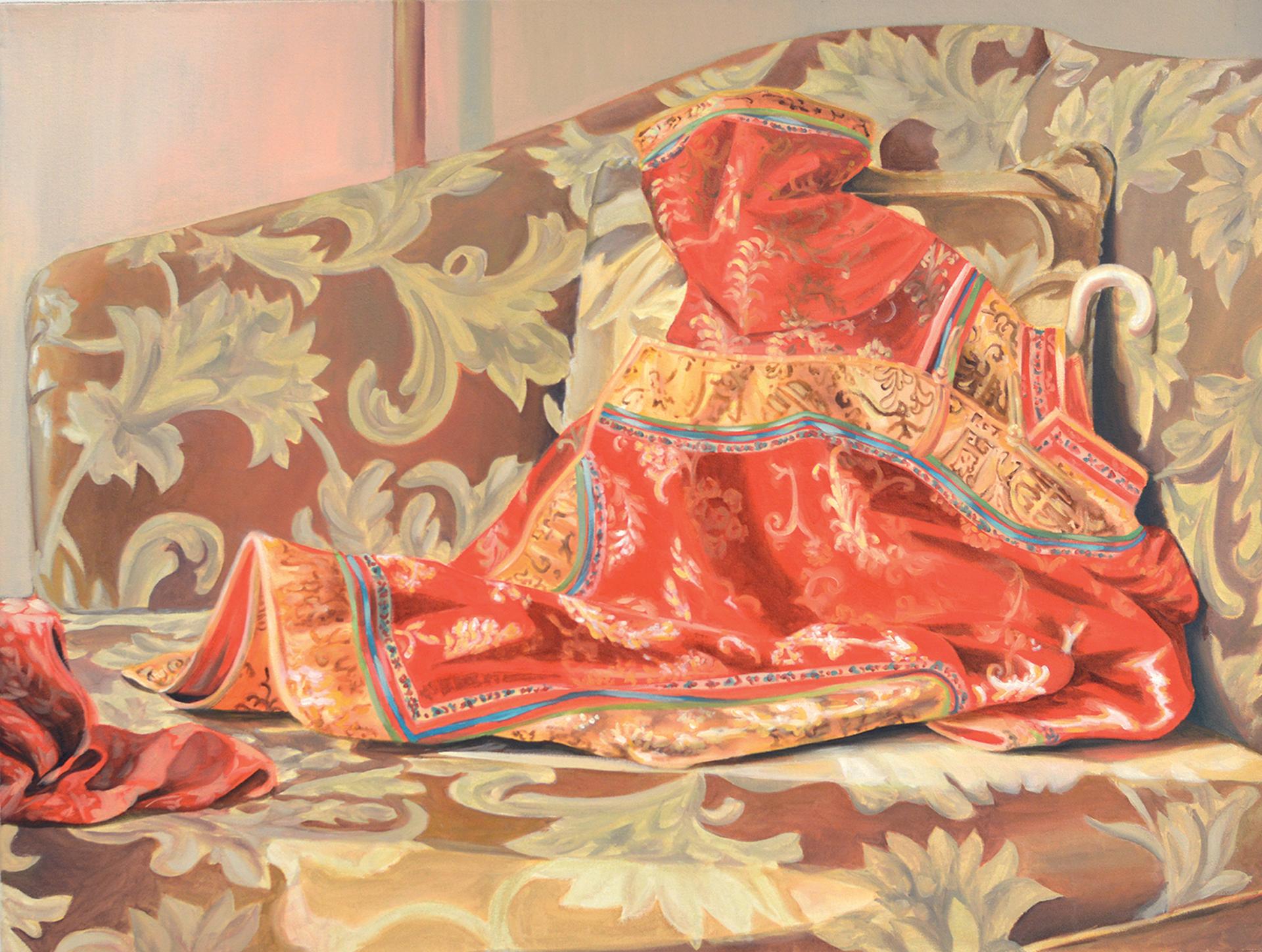 Florence Yee - Reclining Female Nude, 2017