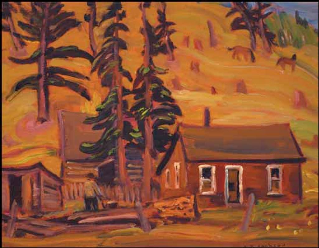 Alexander Young (A. Y.) Jackson (1882-1974) - Pioneer Cabin, Brookmere, BC