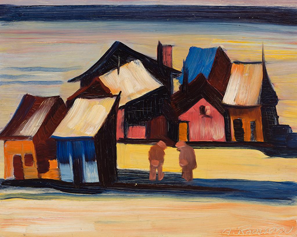 Albert Rousseau (1908-1982) - Maison du pêcheur en Gaspésie