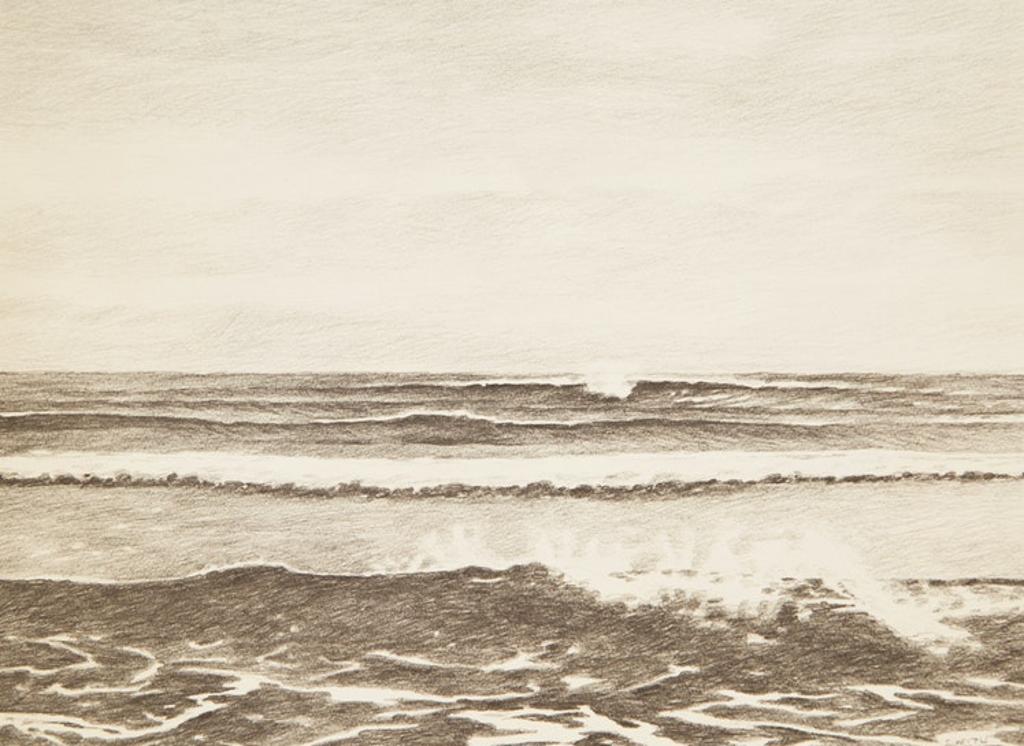 Gordon Applebee Smith (1919-2020) - Seascape; Three Apples; Two Apples on Plate
