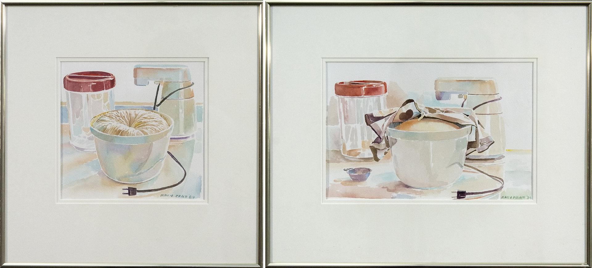 Mary Frances West Pratt (1935-2018) - Untitled (Making Bread 1 & 2), 1984