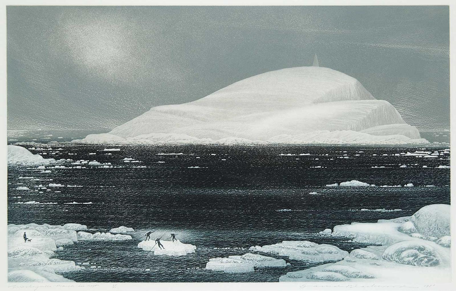 David Lloyd Blackwood (1941-2022) - Wesleyville, March Ice Raft #25/50