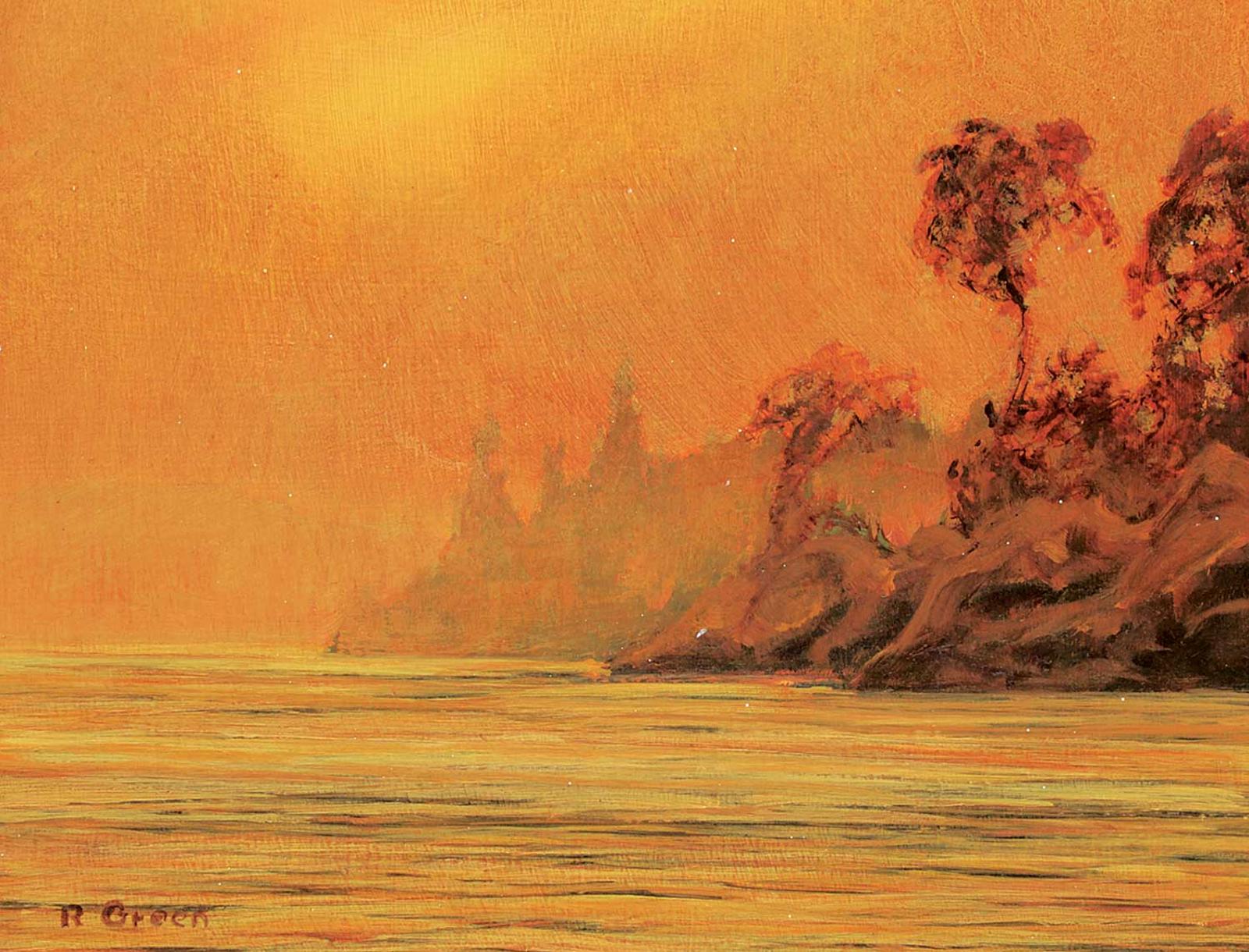 Robert Douglas Genn (1936-2014) - Untitled - Dusk on the Water