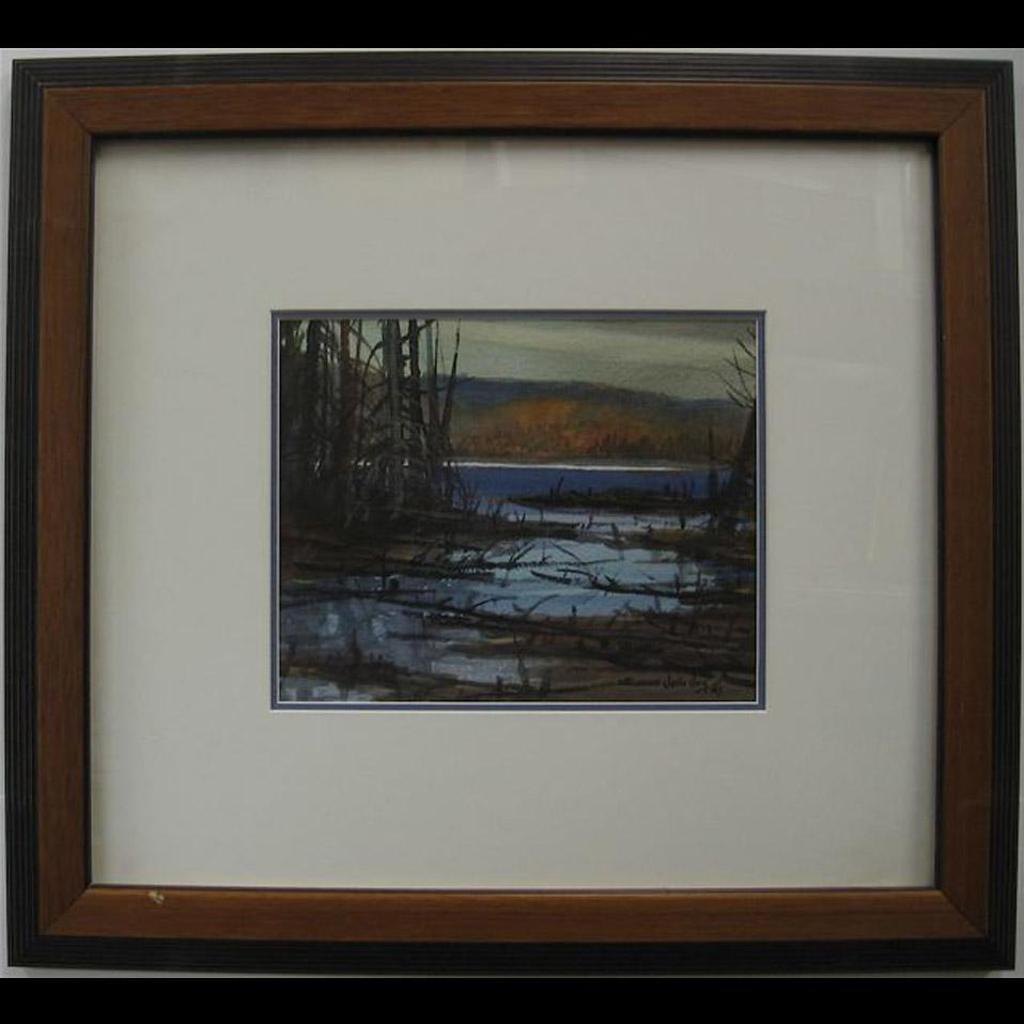 John Joy (1925-2012) - Evening Lake Study
