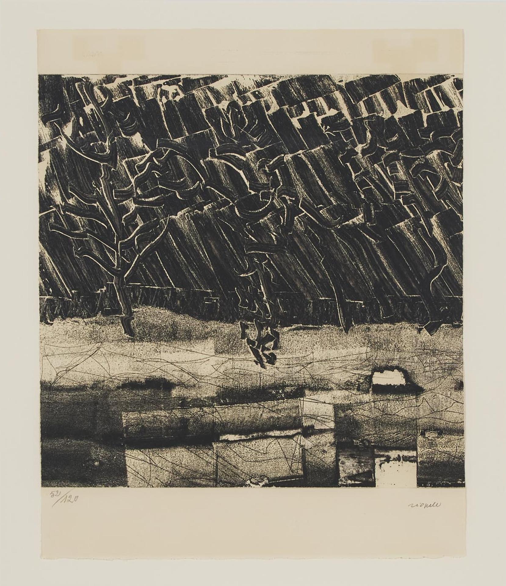 Jean-Paul Riopelle (1923-2002) - Fondation, 1973-74 [yseult Riopelle, 1974.02est.Gr.Alb]
