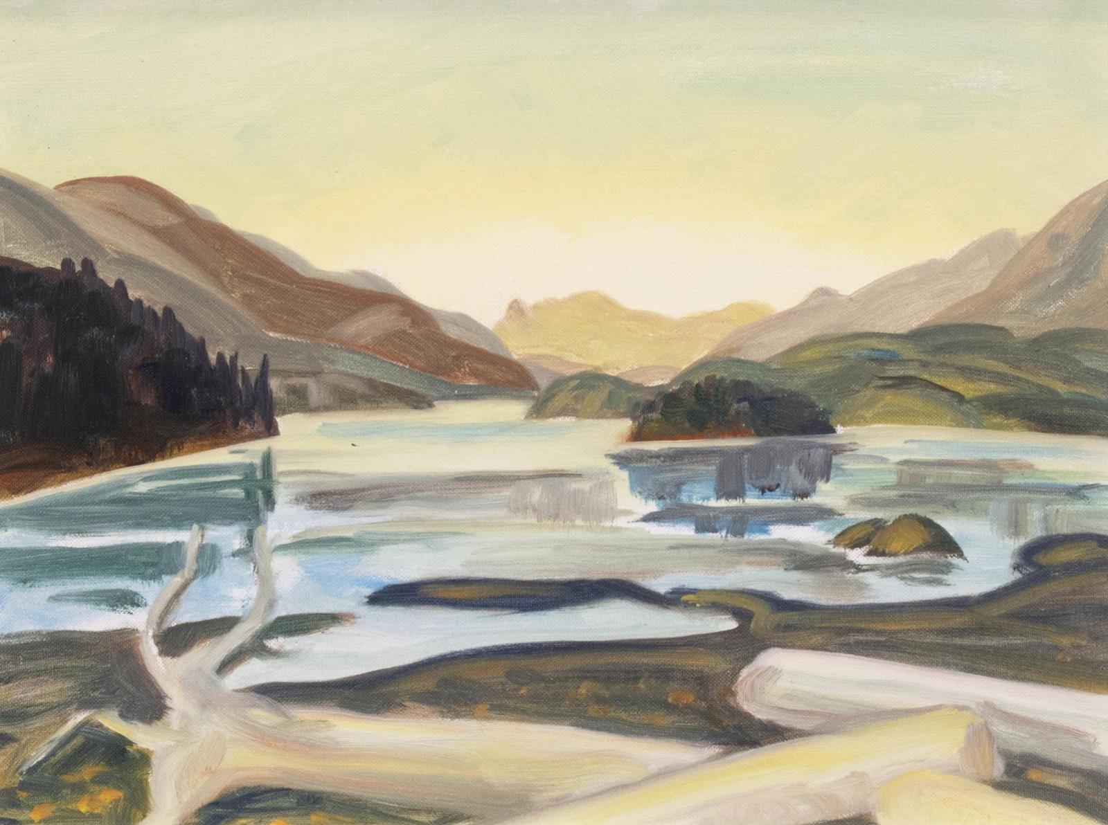 Paul Rand (1896-1970) - Sechelt B.C. Inlet