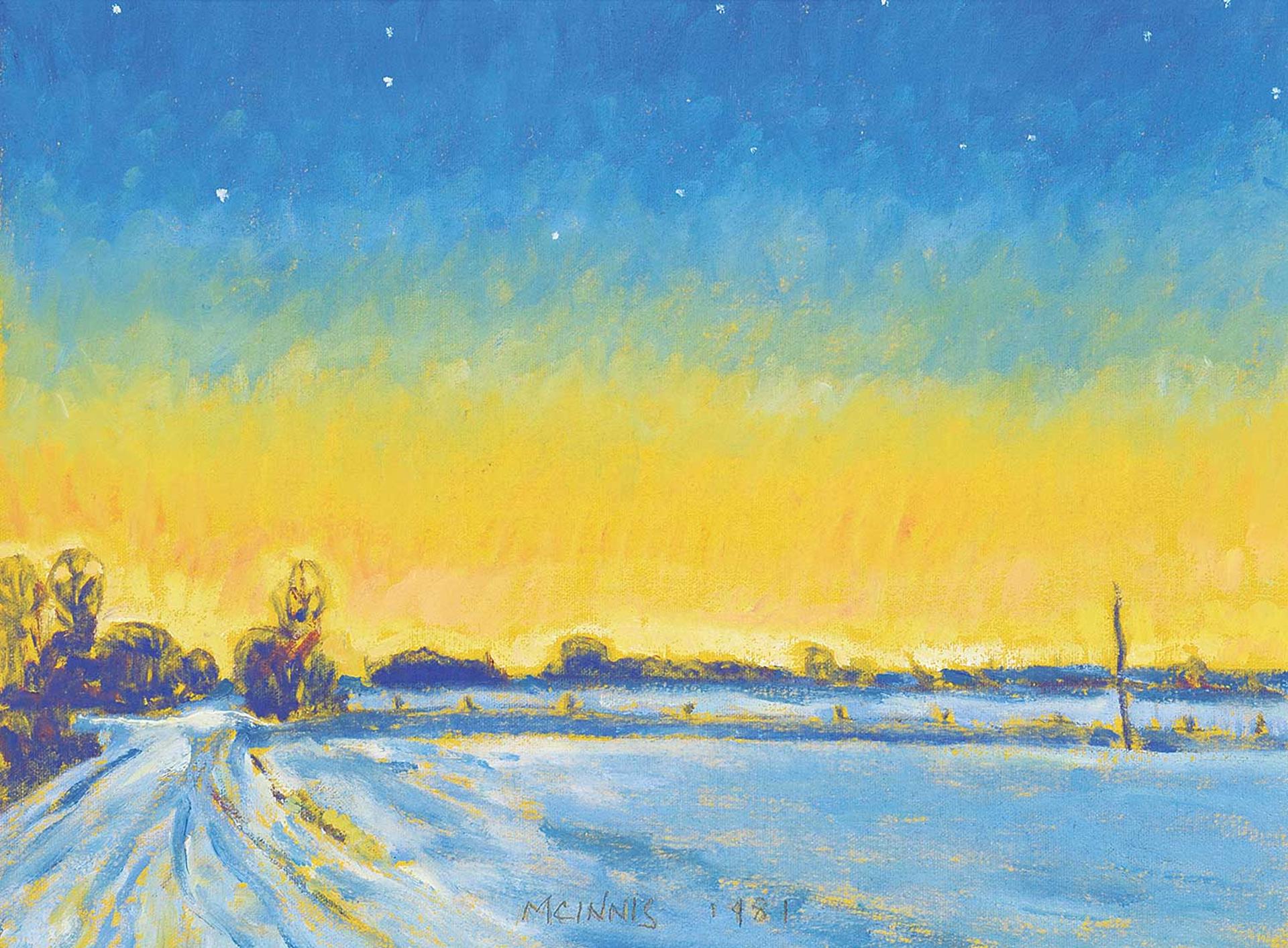 Robert Francis Michael McInnis (1942) - Dusk, Leduc