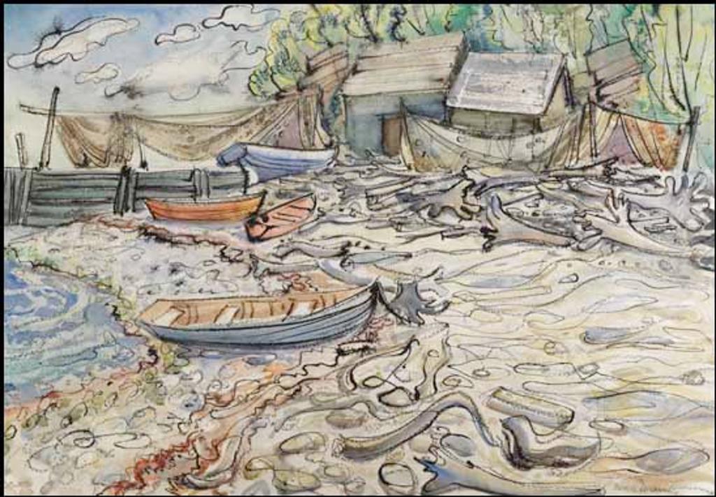 Doris Jean McCarthy (1910-2010) - Jean's Beach, Gaspé