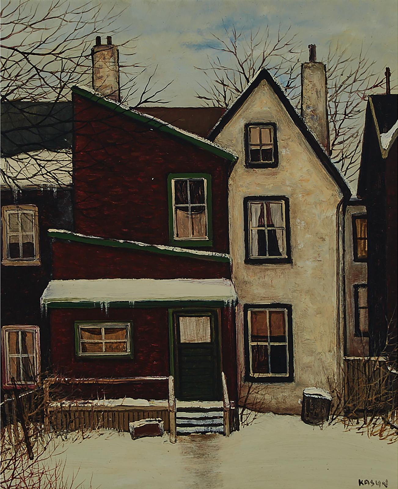 John Kasyn (1926-2008) - Back Of Pembroke Street, 1985