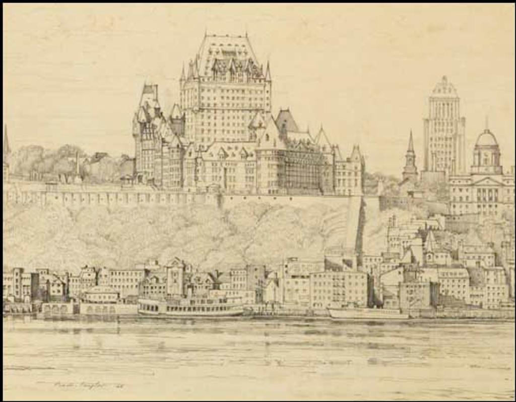 Frederick Bourchier Taylor (1906-1987) - Quebec from Levis