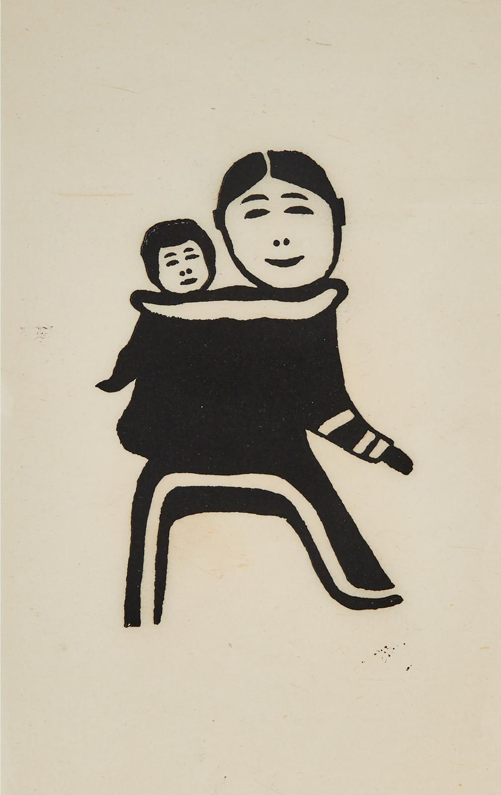 Lukta Qiatsuk (1928-2004) - Mother And Child