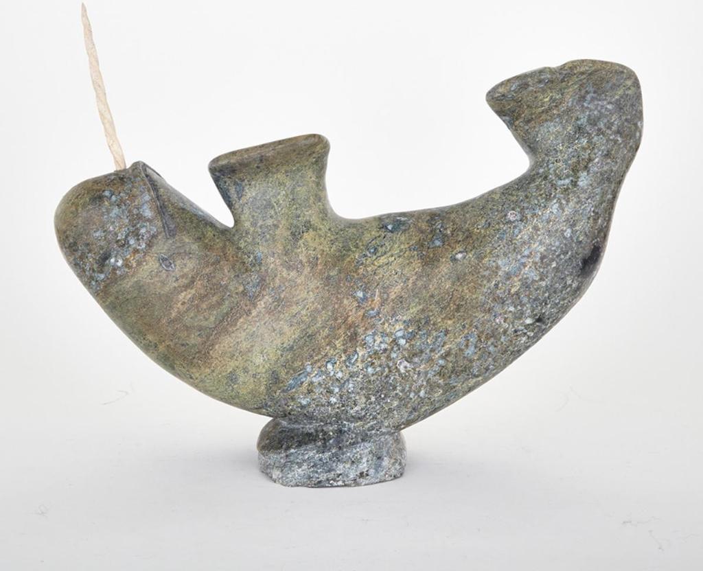 Aqjangajuk (Axangayu) Shaa (1937-2019) - Narwhal